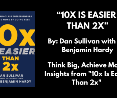 10x Is Easier Than 2x